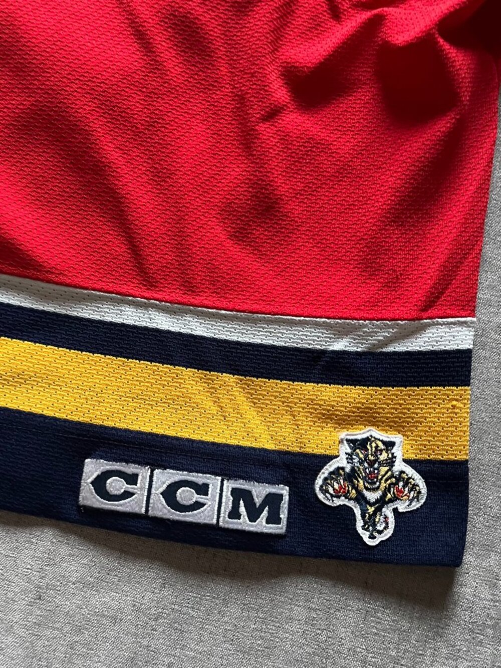 Florida Panthers CCM Jersey Youth Boys Large Red NHL Embroidered Canada - Picture 5 of 11
